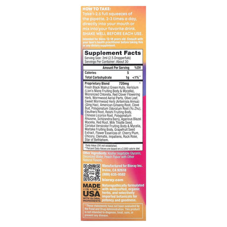 Bioray Inc., Rayz, Life Is Peachy, For Teens, Peach, 2 fl oz (59 ml) - Supply Center USA