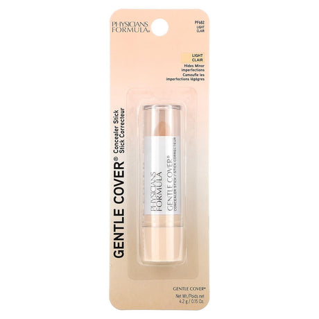 Physicians Formula, Gentle Cover, Concealer Stick, Light, 0.15 oz (4.2 g) - Supply Center USA