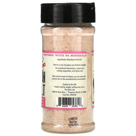 The Spice Lab, Himalayan Pink Salt, Fine, 9 oz (255 g) - Supply Center USA