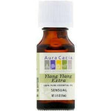 Aura Cacia, 100% Pure Essential Oil, Ylang Ylang Extra, .5 fl oz (15 ml) - Supply Center USA