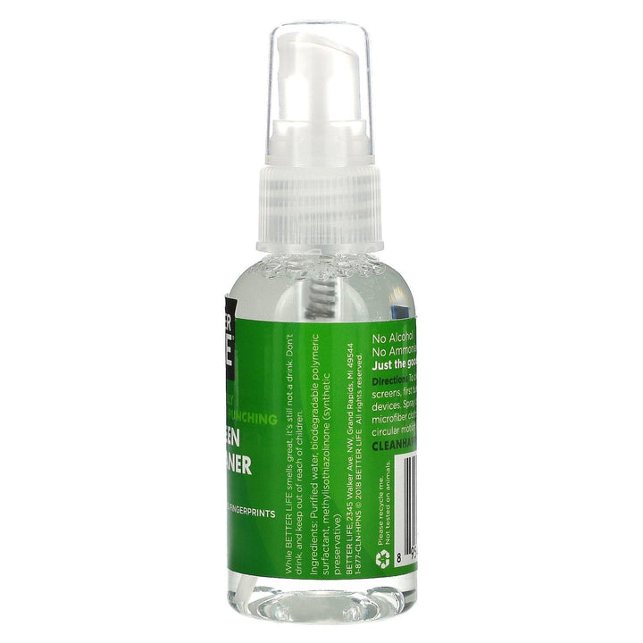 Better Life, Screen Cleaner, 2 fl oz (60 ml) - HealthCentralUSA