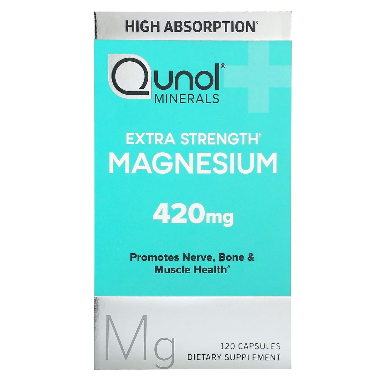 Qunol, Magnesium, Extra Strength, 210 mg, 120 Capsules - Supply Center USA