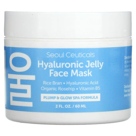 SeoulCeuticals, Hyaluronic Jelly Beauty Face Mask, 2 fl oz (60 ml) - Supply Center USA