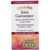 Natural Factors, CurcuminRich, Joint Curcumizer, 60 Vegetarian Capsules - Supply Center USA