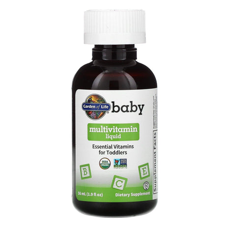 Garden of Life, Baby, Multivitamin Liquid, 1.9 fl oz ( 56 ml) - Supply Center USA