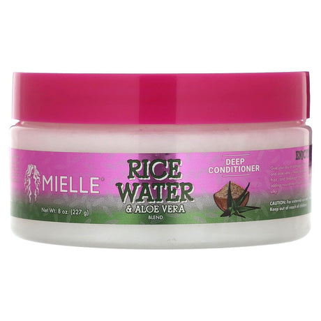 Mielle, Deep Conditioner, Rice Water & Aloe Vera Blend, 8 oz (227 g) - Supply Center USA