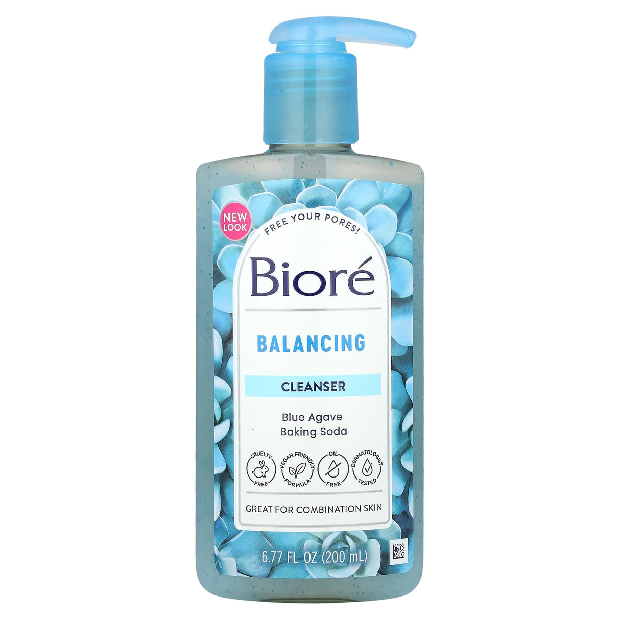 Biore, Balancing Pore Cleanser, Blue Agave + Baking Soda, 6.77 fl oz (200 ml)
