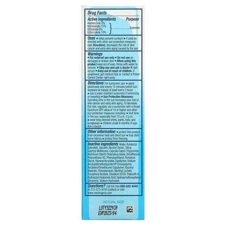 Neutrogena, Hydro Boost Hyaluronic Acid Moisturizer With Sunscreen, SPF 50, Fragrance-Free, 1.7 fl oz (50 ml) - Supply Center USA