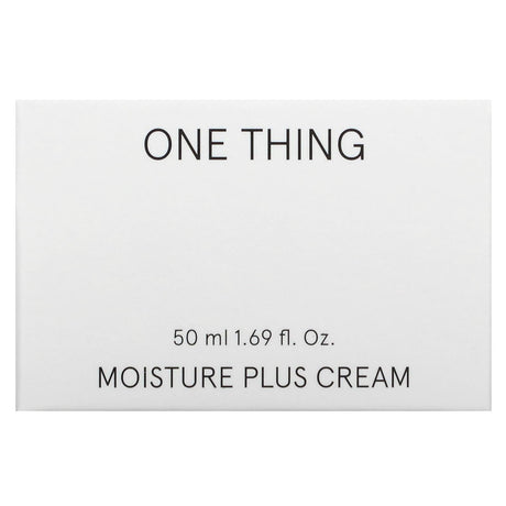 One Thing, Moisture Plus Cream, 1.69 fl oz (50 ml) - Supply Center USA