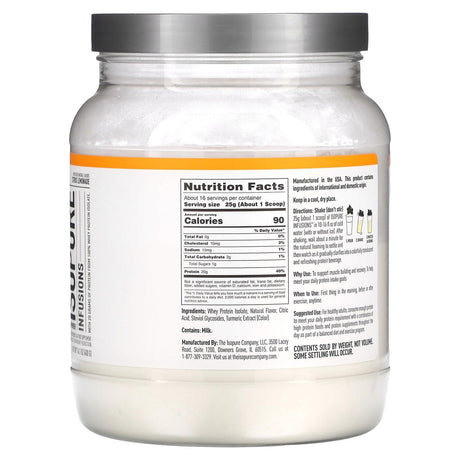 Isopure, Infusions Protein Powder, Citrus Lemonade, 14.1 oz (400 g) - Supply Center USA