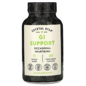 Crystal Star, GI Support, 60 Vegetarian Capsules - Supply Center USA