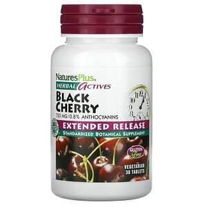 Nature's Plus, Herbal Actives, Black Cherry, 750 mg, 30 Tablets - Supply Center USA