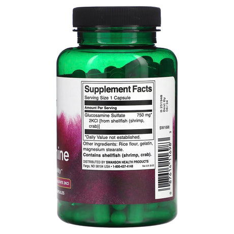 Swanson, Mega Glucosamine, 750 mg, 120 Capsules - Supply Center USA