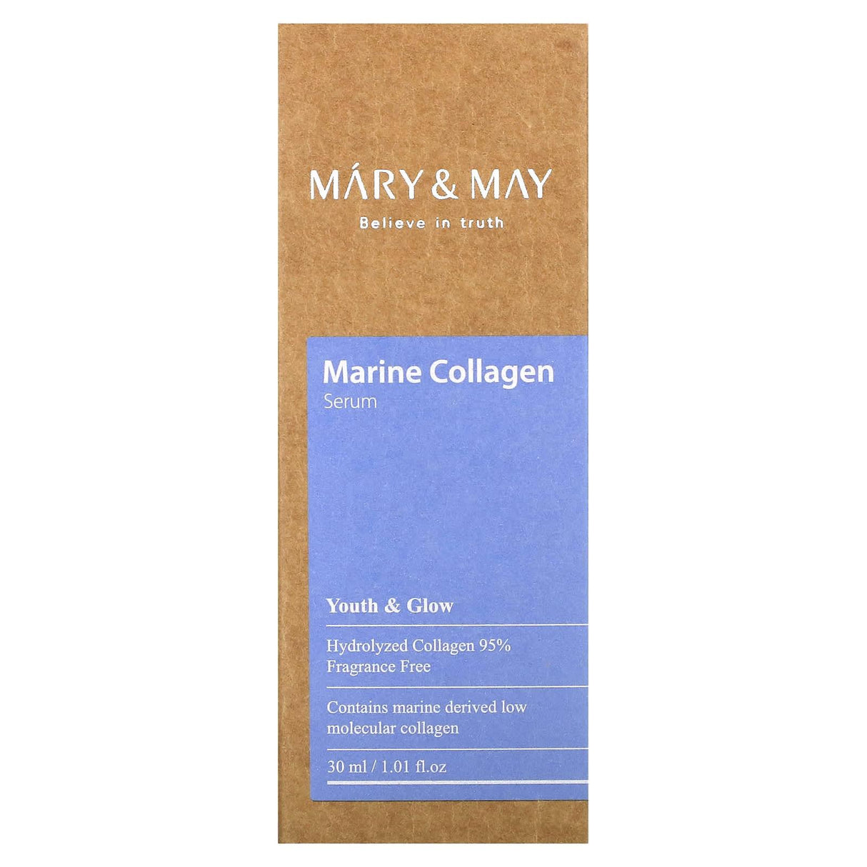 Mary & May, Marine Collagen Serum, 1.01 fl oz (30 ml) - Supply Center USA