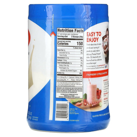 Premier Protein, 100% Whey Protein Powder, Vanilla Milkshake, 1 lb 7 oz (663 g) - Supply Center USA