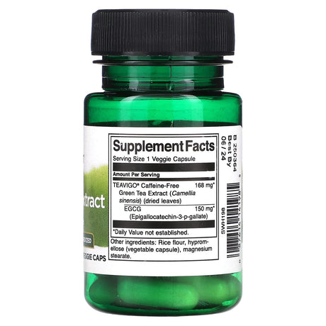 Swanson, Teavigo Green Tea Extract , 150 mg , 30 Veggie Caps - Supply Center USA