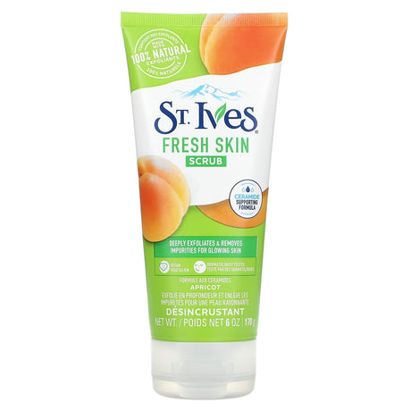 St. Ives, Fresh Skin Scrub, Apricot, 6 oz (170 g) - Supply Center USA