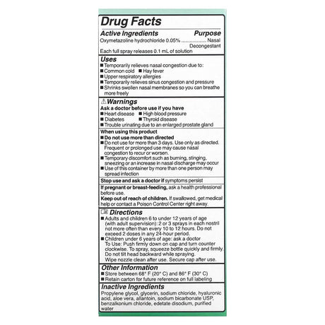 NeilMed, SinuFrin Plus, Decongestant Nasal Spray, Extra Moisturizing Gel, 0.5 fl oz (15 ml) - Supply Center USA