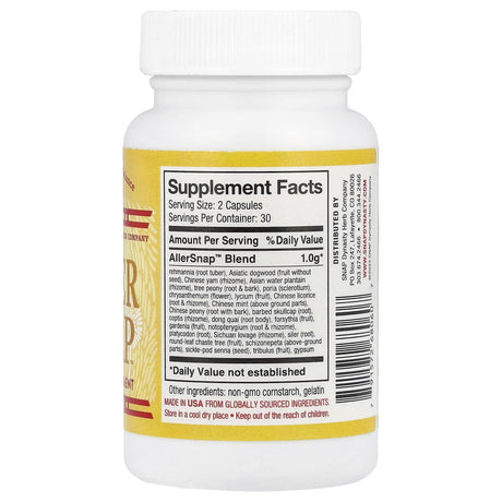 Snap Dynasty, Aller Snap™, 60 Capsules - Supply Center USA