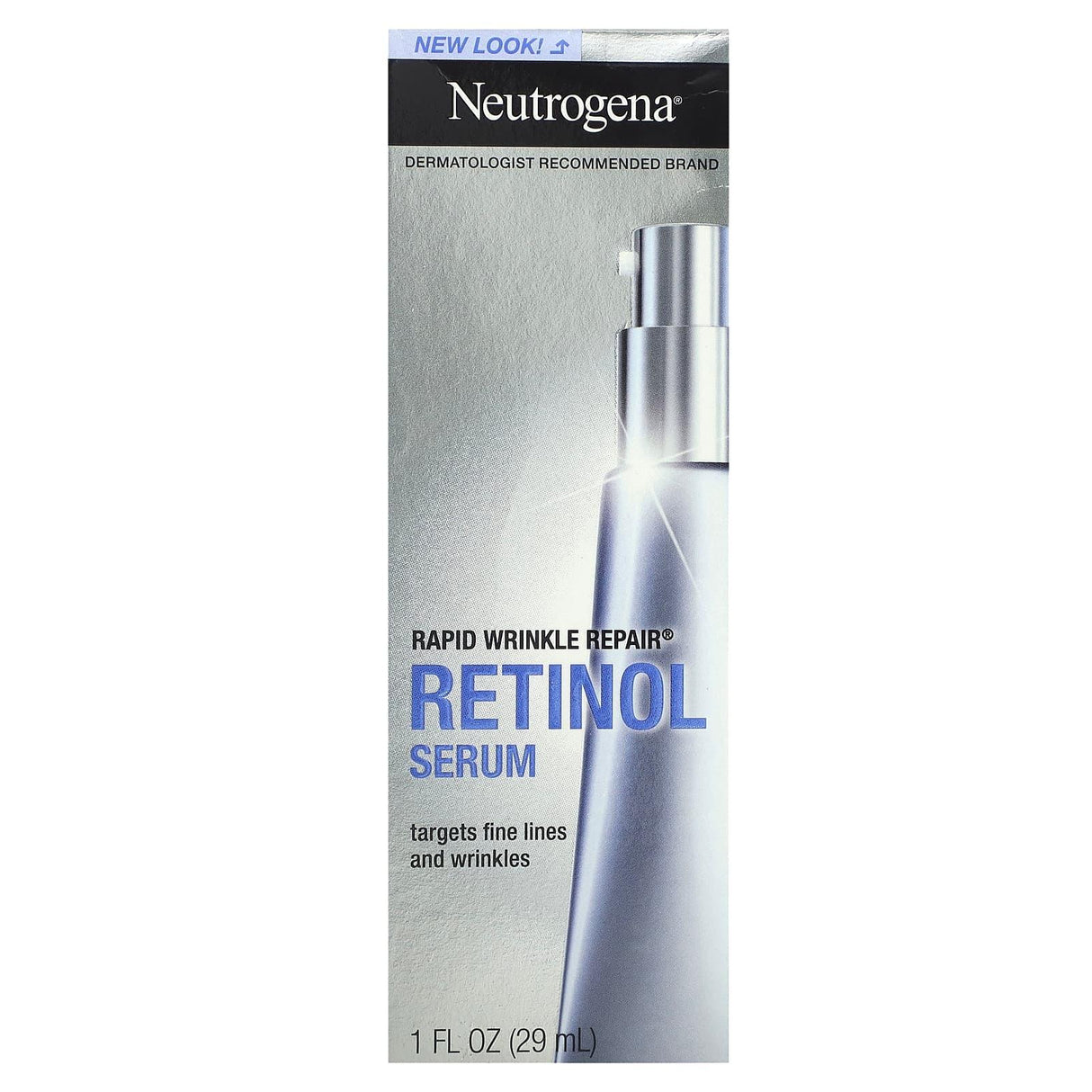 Neutrogena, Rapid Wrinkle Repair, Retinol Serum, 1 fl oz (29 ml) - Supply Center USA