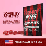 Creatine Gummies - 5G Creatine Monohydrate per Serving - No Sugar or Artificial Colors - Low-Calorie, Vegan & Halal - Made in the USA - 30 Servings