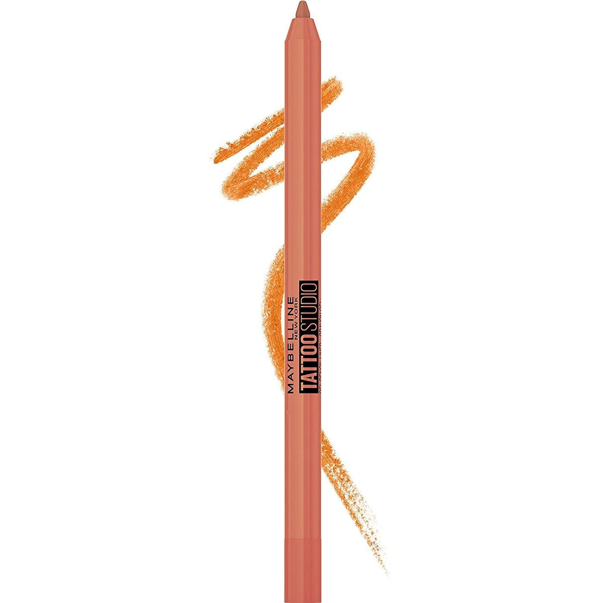 Maybelline Tattoostudio Long-Lasting Sharpenable Eyeliner Pencil, Glide on Smooth Gel Pigments with 36 Hour Wear, Waterproof, Deep Onyx, 1 Count - Supply Center USA