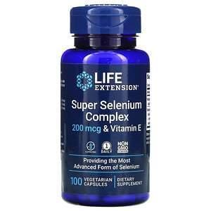 Life Extension, Super Selenium Complex & Vitamin E, 200 mcg, 100 Vegetarian Capsules - Supply Center USA