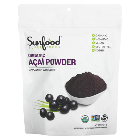 Sunfood, Organic Acai Powder, 4 oz (113 g) - Supply Center USA