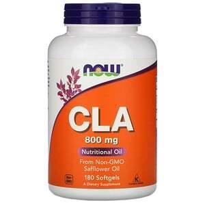 Now Foods, CLA, 800 mg, 180 Softgels - Supply Center USA