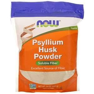 Now Foods, Psyllium Husk Powder, 1.5 lbs (680 g) - HealthCentralUSA