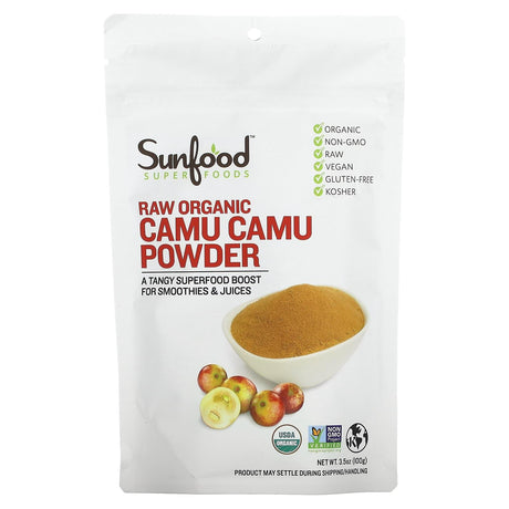 Sunfood, Raw Organic Camu Camu Powder, 3.5 oz (100 g) - Supply Center USA