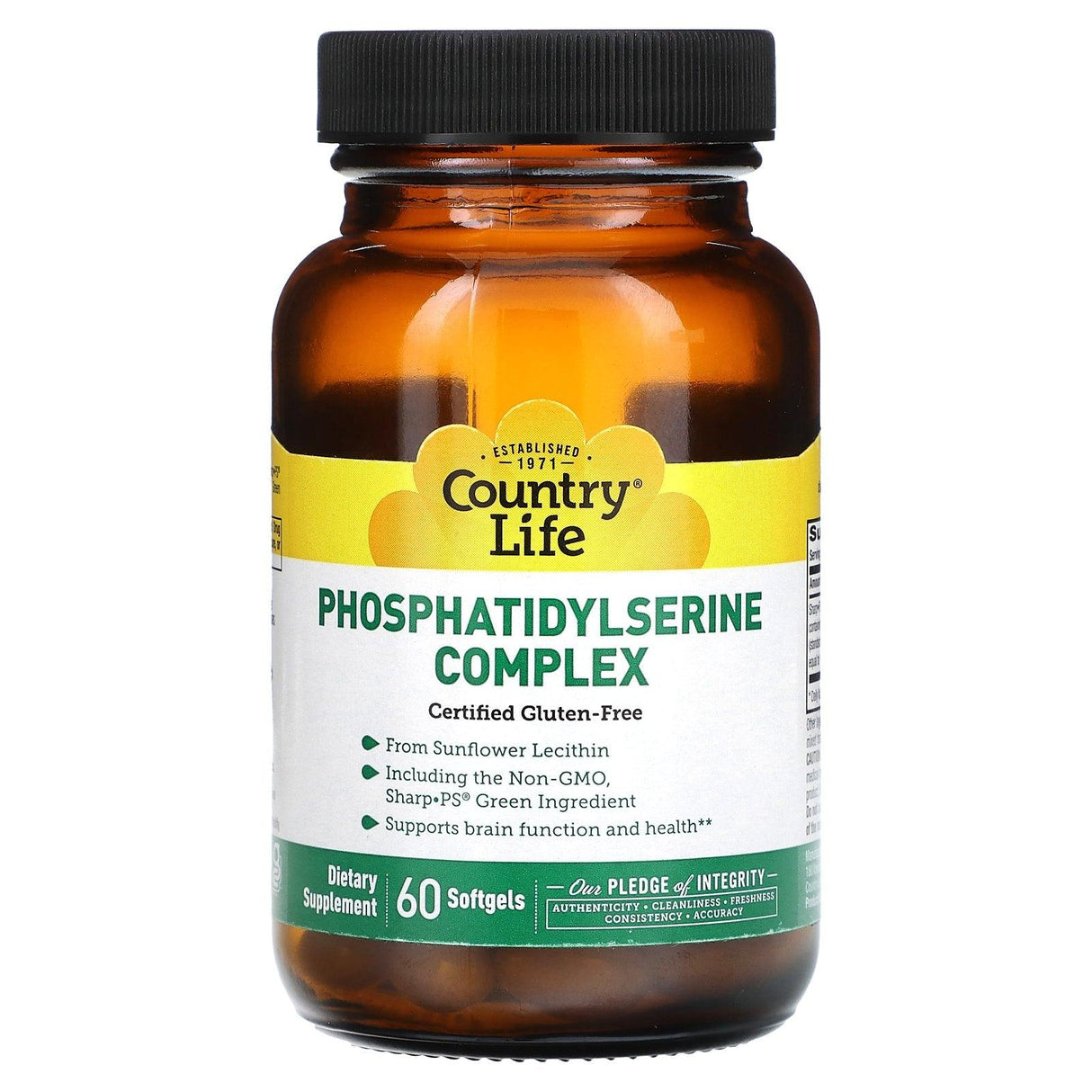 Country Life, Phosphatidylserine Complex, 60 Softgels - Supply Center USA