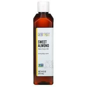 Aura Cacia, Skin Care Oil, Sweet Almond, 16 fl oz (473 ml) - HealthCentralUSA