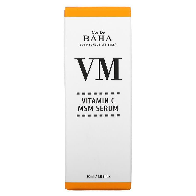 Cos De BAHA, Vitamin C MSM Serum, 1.0 fl oz (30 ml) - Supply Center USA