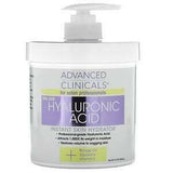 Advanced Clinicals, Hyaluronic Acid, Instant Skin Hydrator, 16 oz (454 g) - Supply Center USA