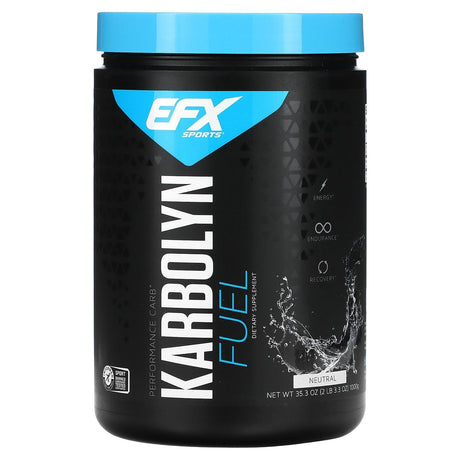 EFX Sports, Karbolyn Fuel, Neutral, 35.3 oz (1,000 g) - Supply Center USA