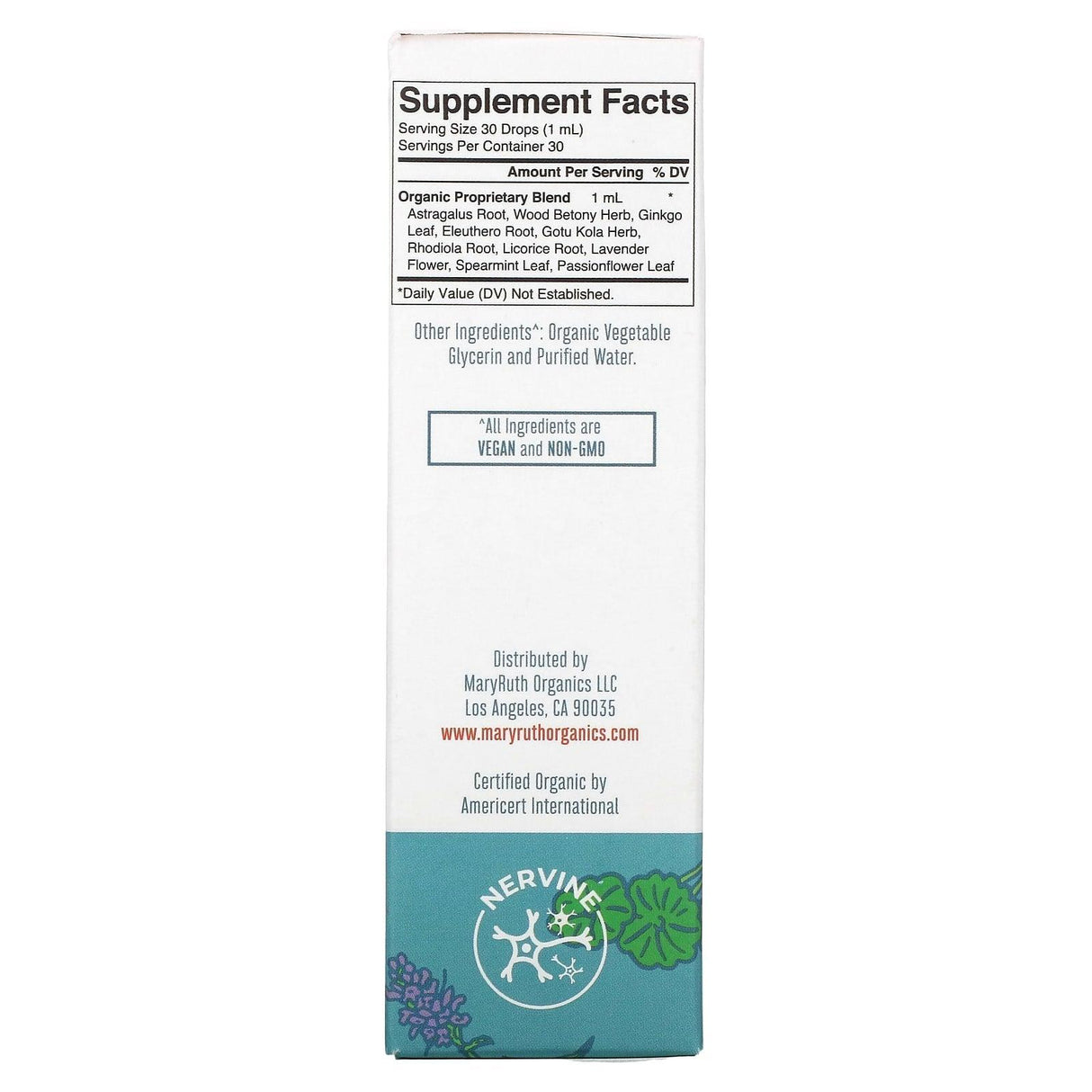 MaryRuth Organics, Herbals, Organic Kids Focus & Attention Liquid Drops, 1 fl oz (30 ml) - Supply Center USA