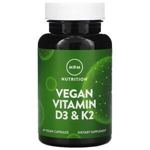 MRM, Vegan Vitamin D3 & K2, 60 Vegan Capsules - Supply Center USA