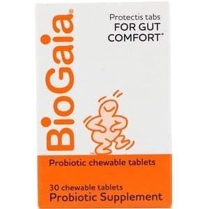 BioGaia, Probiotic Supplement, Lemon Flavored, 30 Chewable Tablets - Supply Center USA