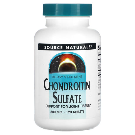 Source Naturals, Chondroitin Sulfate, 600 mg, 120 Tablets - Supply Center USA