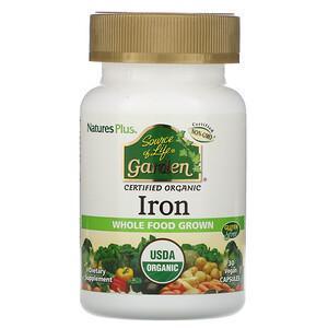 Nature's Plus, Source of Life Garden, Iron, 30 Vegan Capsules - Supply Center USA