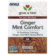 NOW Foods, Ginger Mint Comfort, Caffeine Free , 24 Tea Bags, 1.7 oz (48 g) - Supply Center USA