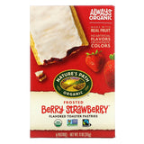 Nature's Path, Organic Flavored Toaster Pastries, Frosted Berry Strawberry, 6 Pastries, 11 oz (312 g) - Supply Center USA