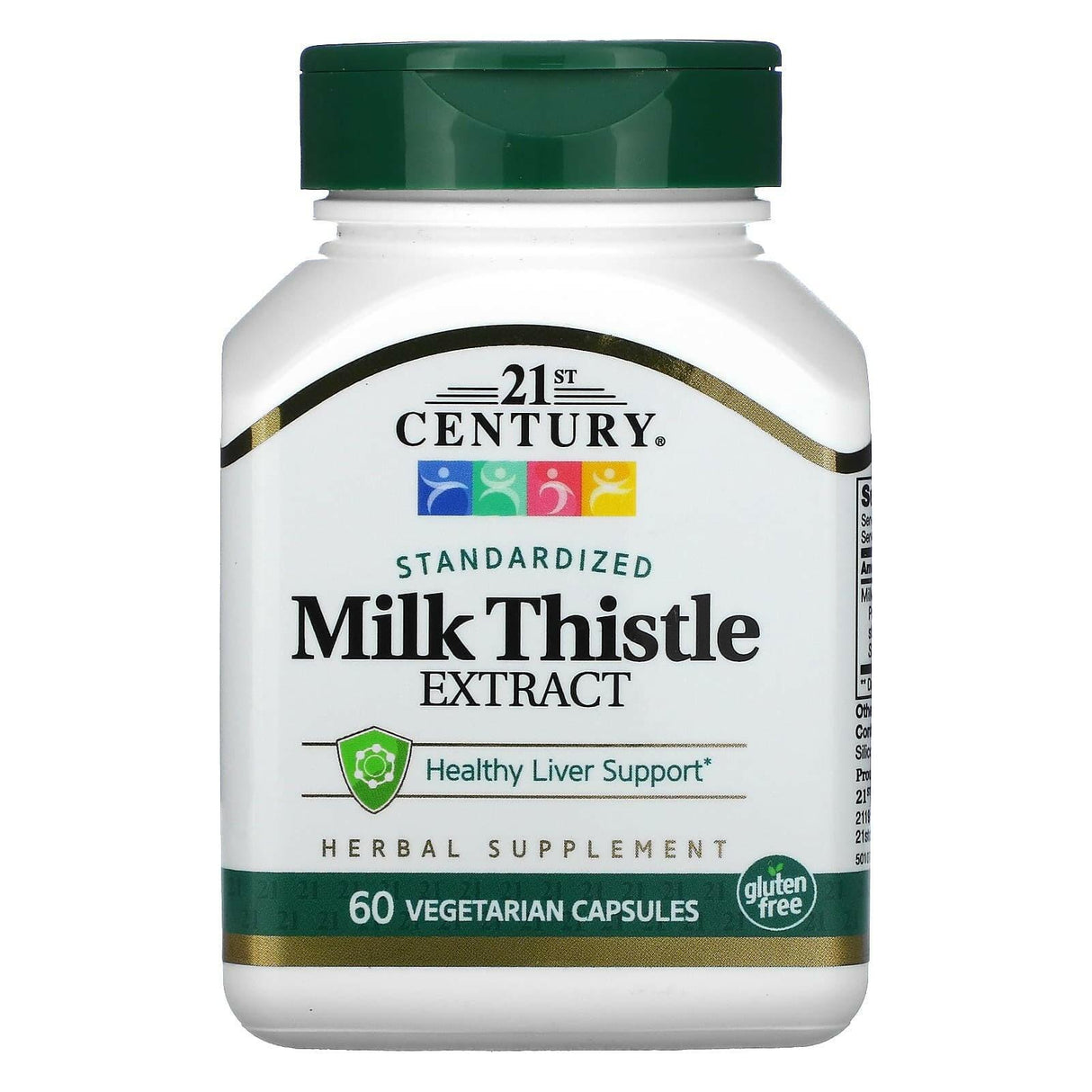 21st Century, Standardized Milk Thistle Extract, 200 Vegetarian Capsules - Supply Center USA