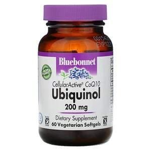 Bluebonnet Nutrition, Ubiquinol, Cellullar Active CoQ10, 200 mg, 60 Veggie Softgels - Supply Center USA