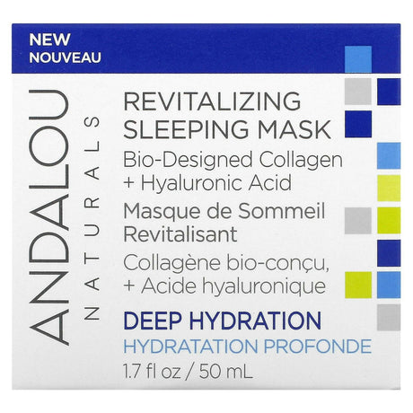 Andalou Naturals, Revitalizing Sleeping Beauty Mask, 1.7 fl oz (50 ml) - Supply Center USA