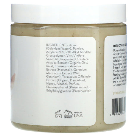 Eva Naturals, Honey Exfoliating Body Scrub, 8 oz - Supply Center USA