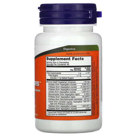 Now Foods, ChewyZymes, Natural Berry Flavor, 90 Chewables - Supply Center USA