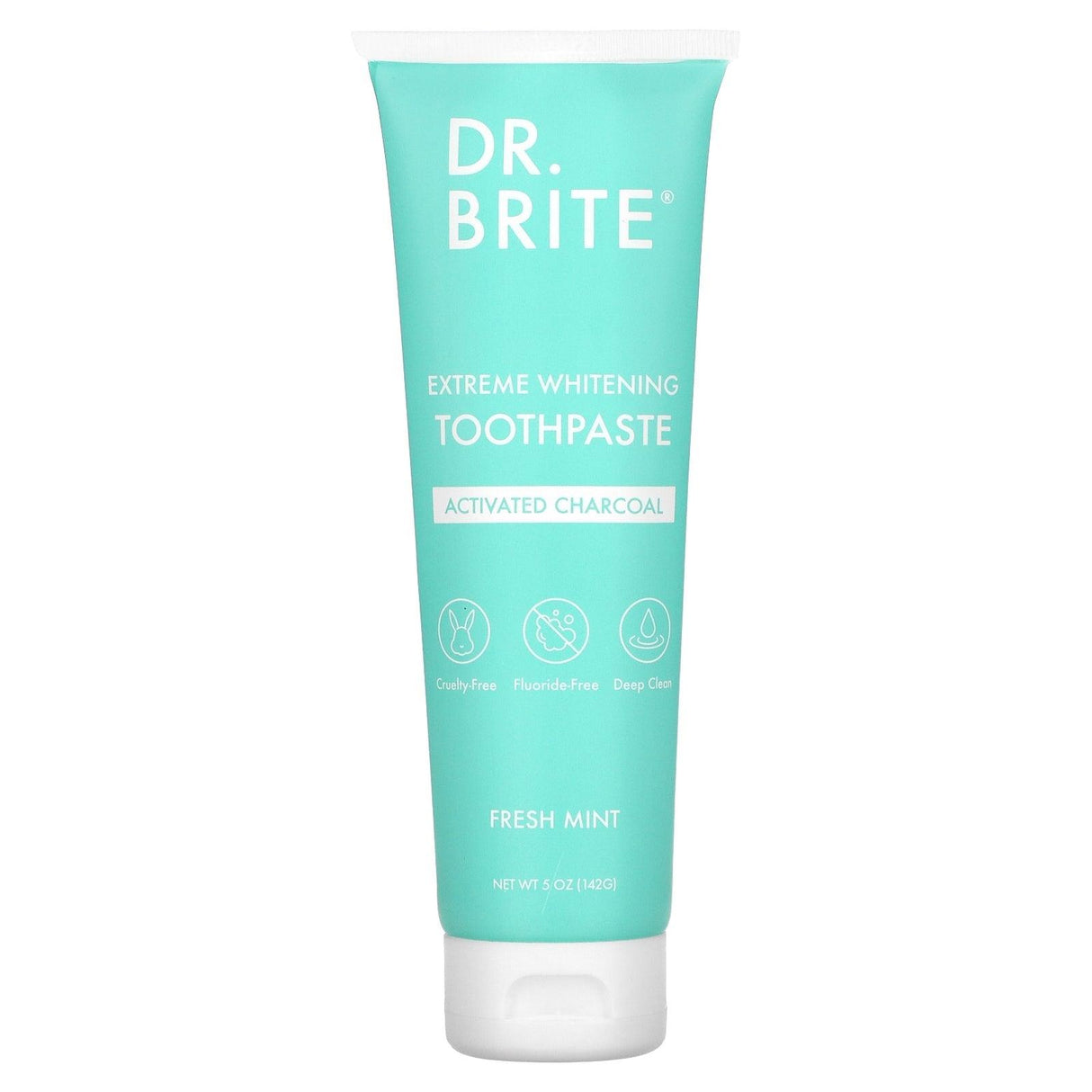 Dr. Brite, Extreme Whitening Toothpaste, Activated Charcoal, Fresh Mint, 5 oz (142 g) - Supply Center USA