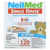 NeilMed, Kids, Sinus Rinse, Ages 2 +, 120 Premixed Sachets, 0.037 oz (1.04 g) Each - Supply Center USA